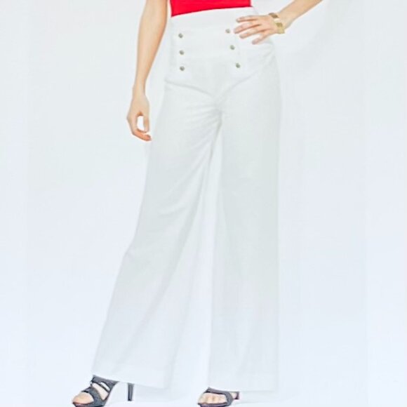 Voodoo Vixen Sailor Girl Cardigan Sweater in Navy Blue/White (Like New) - Picture 10 of 11